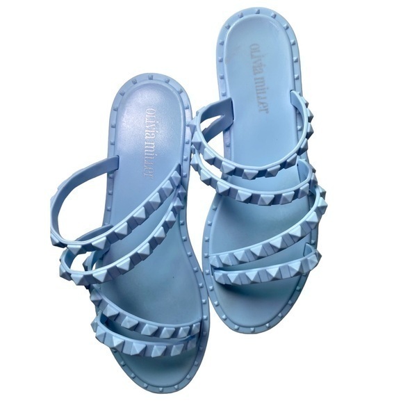 Olivia Miller Shoes - Olivia Miller Blue Sandals